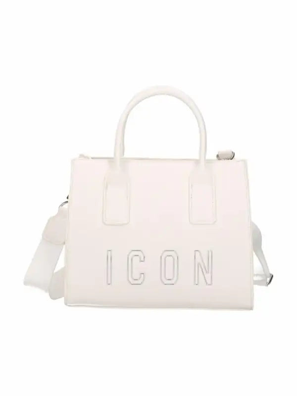 ICBS17A01 BORSE SHOPPING ICON Bianco 0000000560 - UNICA / Bianco - BORSE SHOPPING