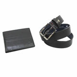 IDK994 Men's belt and wallet set Armata di Mare Black 0000000226
