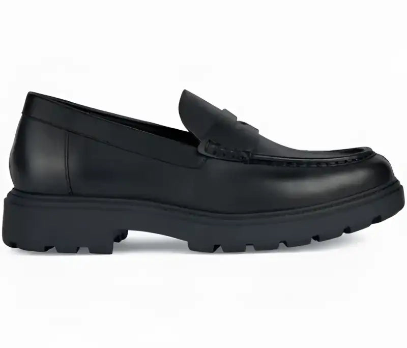 Mocassino Uomo Geox u36frb-00043-c9999 Calzature Nero