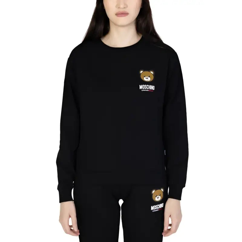 Moschino Underwear Felpa Donna black XS
