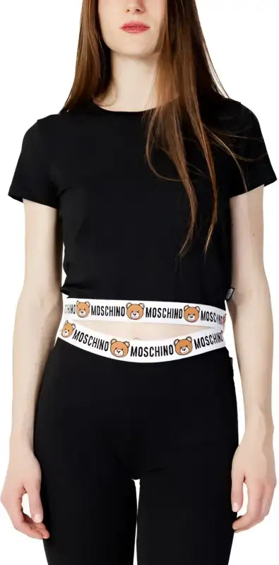 Moschino Underwear T-Shirt Donna black L
