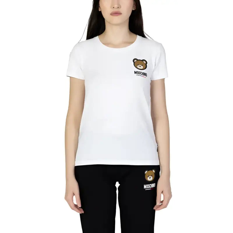 Moschino Underwear T-Shirt Donna - white / S - Abbigliamento T-shirt