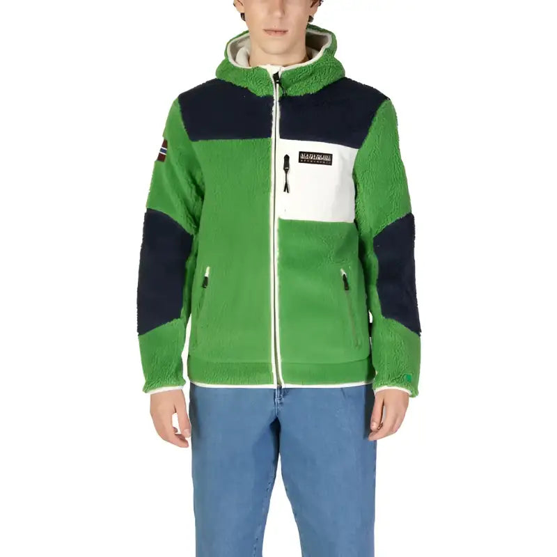 Napapijri Felpa Uomo green M