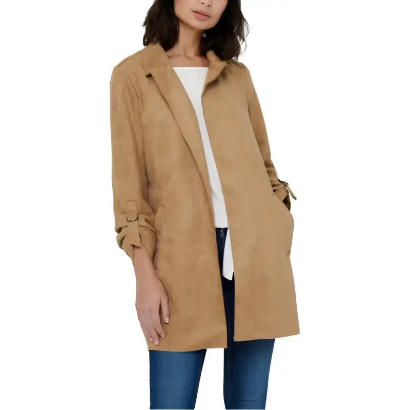 Only Cappotto Donna beige XL