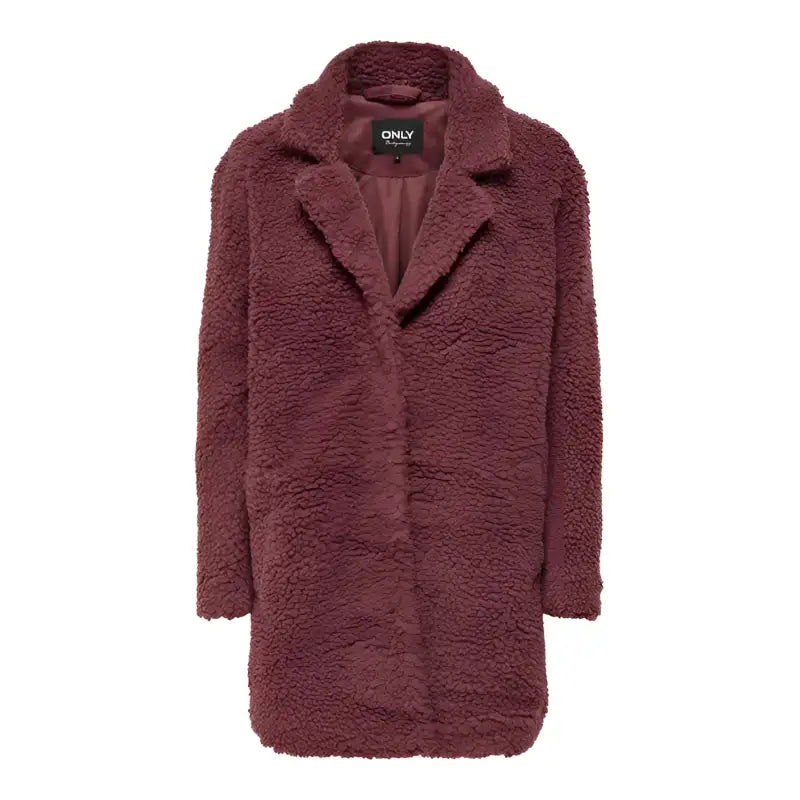 Only Cappotto Donna bordeaux XL