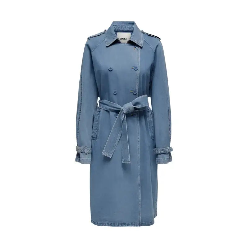 Only Cappotto Donna light blue