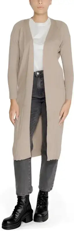 Only Cardigan Donna - beige / XS - Abbigliamento Cardigan