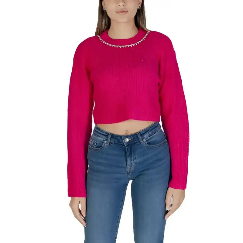 Only Maglia Donna fuchsia