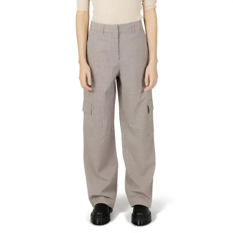 Only Pantaloni Donna beige
