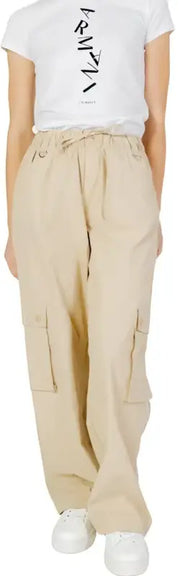 Only Pantaloni Donna beige