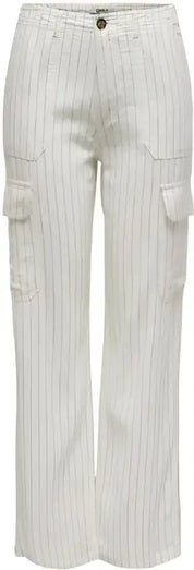 Only Pantaloni Donna white