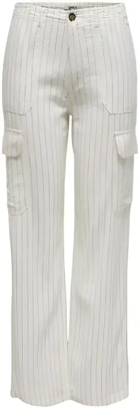 Only Pantaloni Donna white