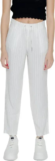 Only Pantaloni Donna - white / M_32 - Abbigliamento Pantaloni