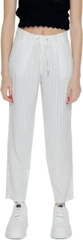 Only Pantaloni Donna - white / M_32 - Abbigliamento Pantaloni