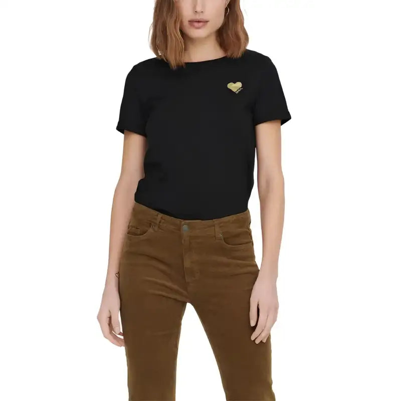 Only T-Shirt Donna black