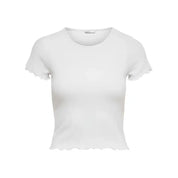 Only T-Shirt Donna - white / M - Abbigliamento T-shirt