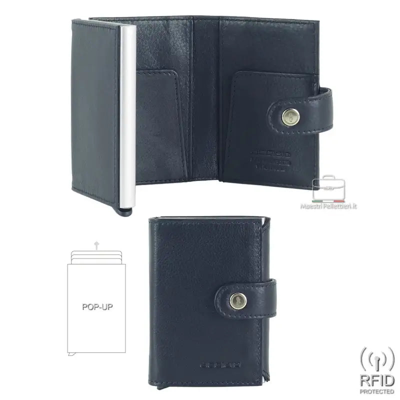 Porta foglio - Blu / Taglia Unica - portafoglio