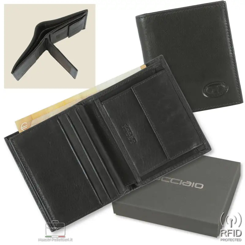 Porta foglio - Nero / Taglia Unica - portafoglio