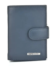 Portacarte Uomo MomoDesign mo-07pl Blu Taglia Unica