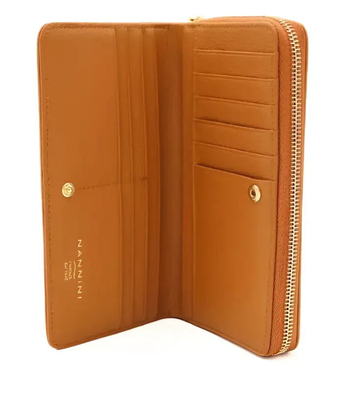 Portafoglio Donna Nannini qb0517-cuoio - Cuoio / Taglia Unica - Portafogli