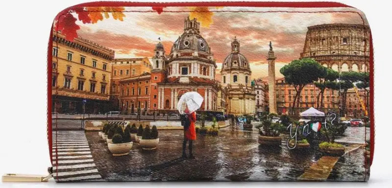 Portafoglio Donna Ynot? yes361f5 Rome Raining Taglia Unica