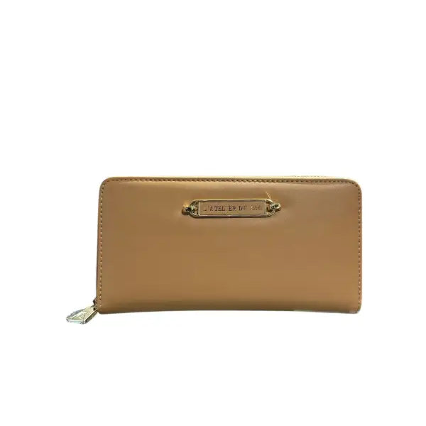 Portafoglio L'Atelier Du Sac Beige Taglia Unica