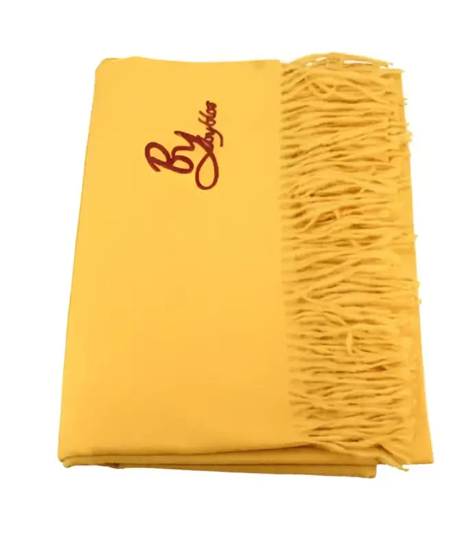 Sciarpa Giallo Taglia Unica