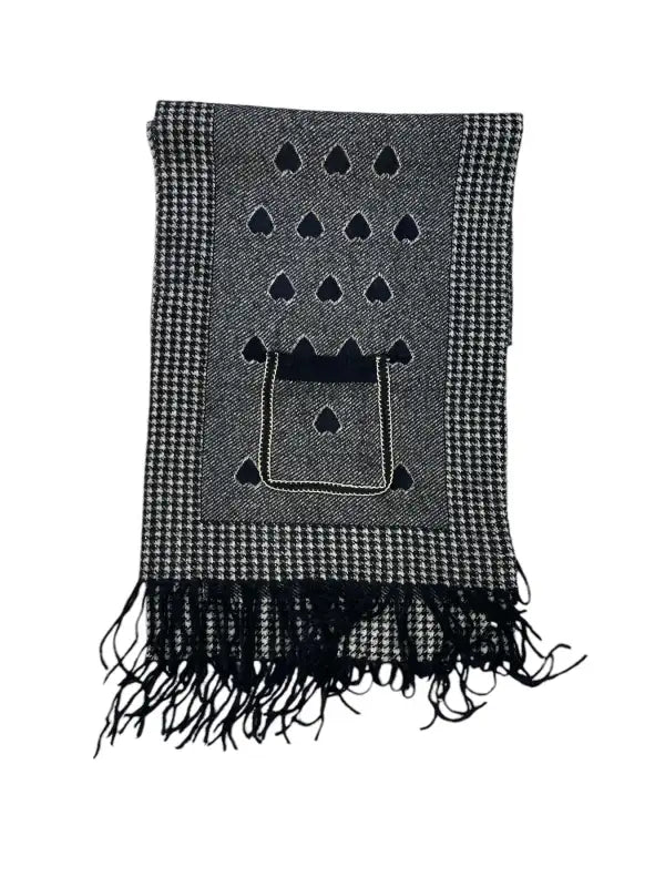 Sciarpa Mixed Wool - Nero / Taglia Unica - Sciarpe