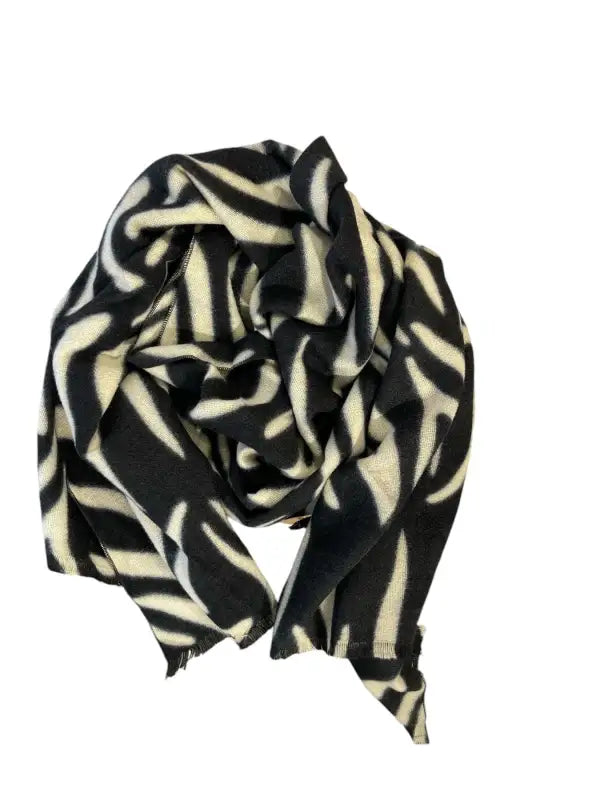 Sciarpa Scarf - Nero/Beige / Taglia Unica - Sciarpe