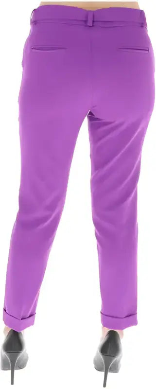 Sol Wears Women Pantaloni Donna - purple / 42 - Abbigliamento Pantaloni