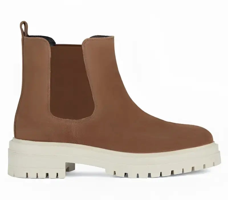 Stivaletto Donna Geox d04hrb-00023 Brown Calzature Marrone 37