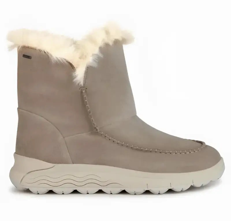 Stivaletto Donna Geox d3626c-00022 Calzature Beige
