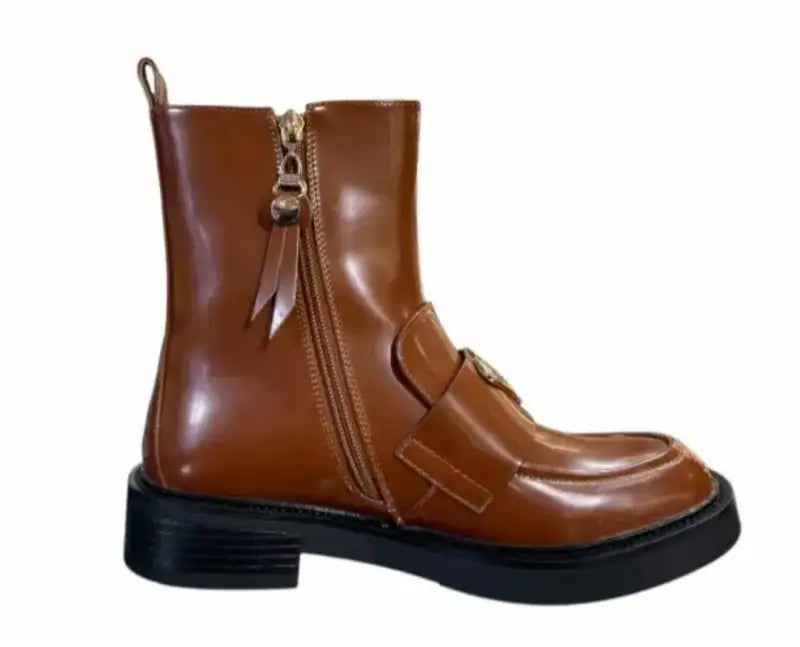 TB123B STIVALETTO Tua Braccialini Cognac 0000000406 - STIVALETTO