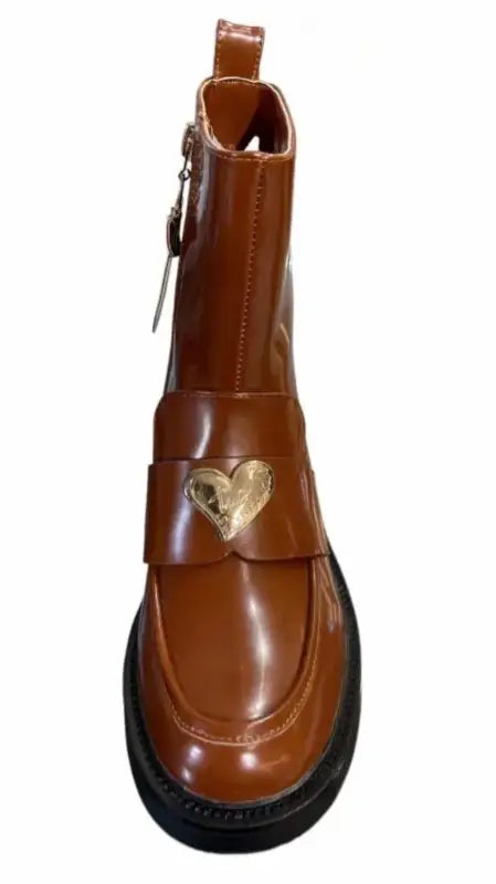 TB123B STIVALETTO Tua Braccialini Cognac 0000000406 - STIVALETTO