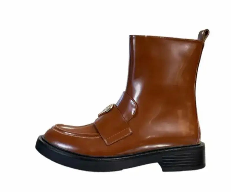 TB123B STIVALETTO Tua Braccialini Cognac 0000000406 - STIVALETTO