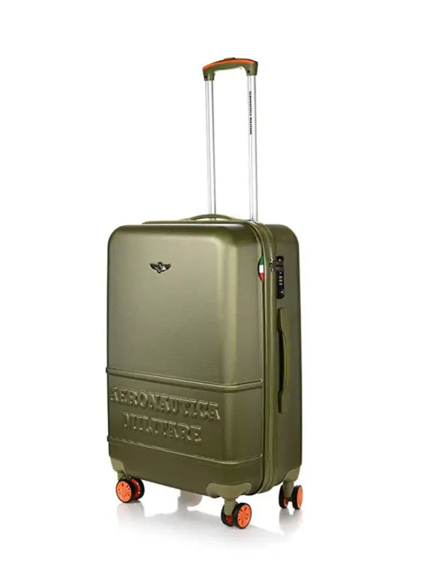 Trolley grande Aeronautica Militre am22070-verde - Verde / Taglia Unica - trolley 4 ruote