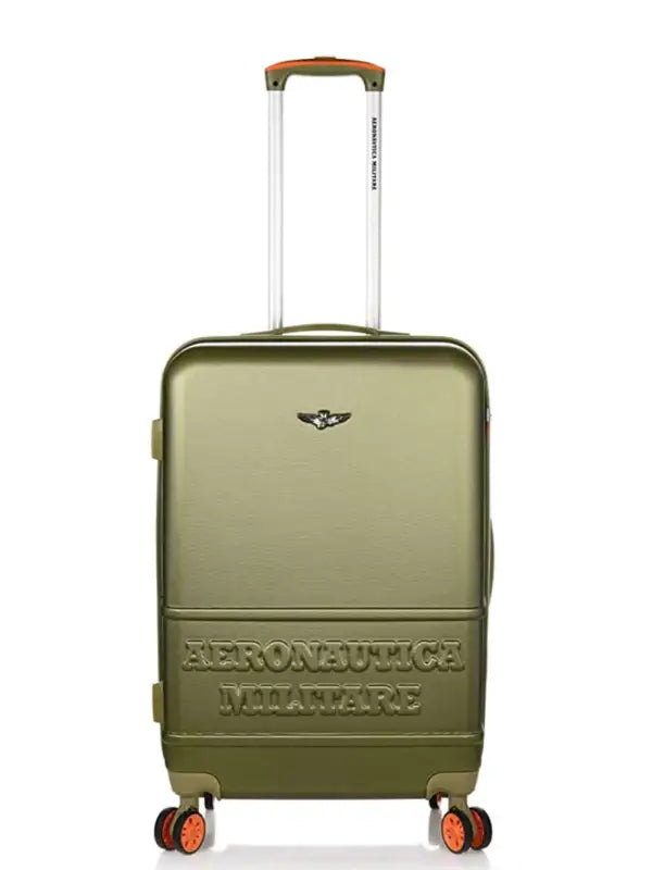 Trolley grande Aeronautica Militre am22070-verde - Verde / Taglia Unica - trolley 4 ruote