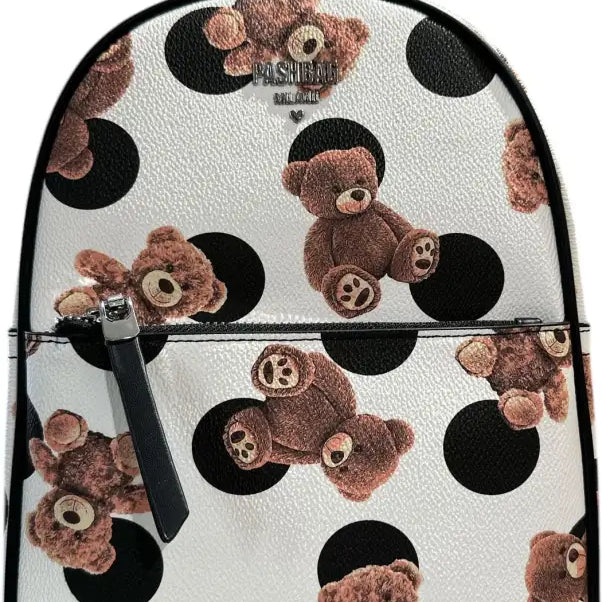 Zaino Pash Bag Bianco Nero Taglia Unica