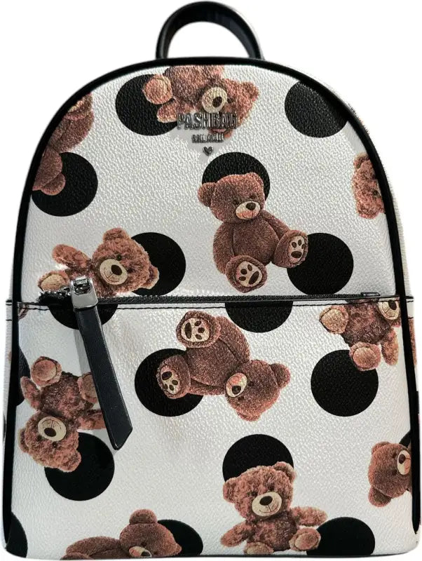 Zaino Pash Bag Bianco Nero Taglia Unica
